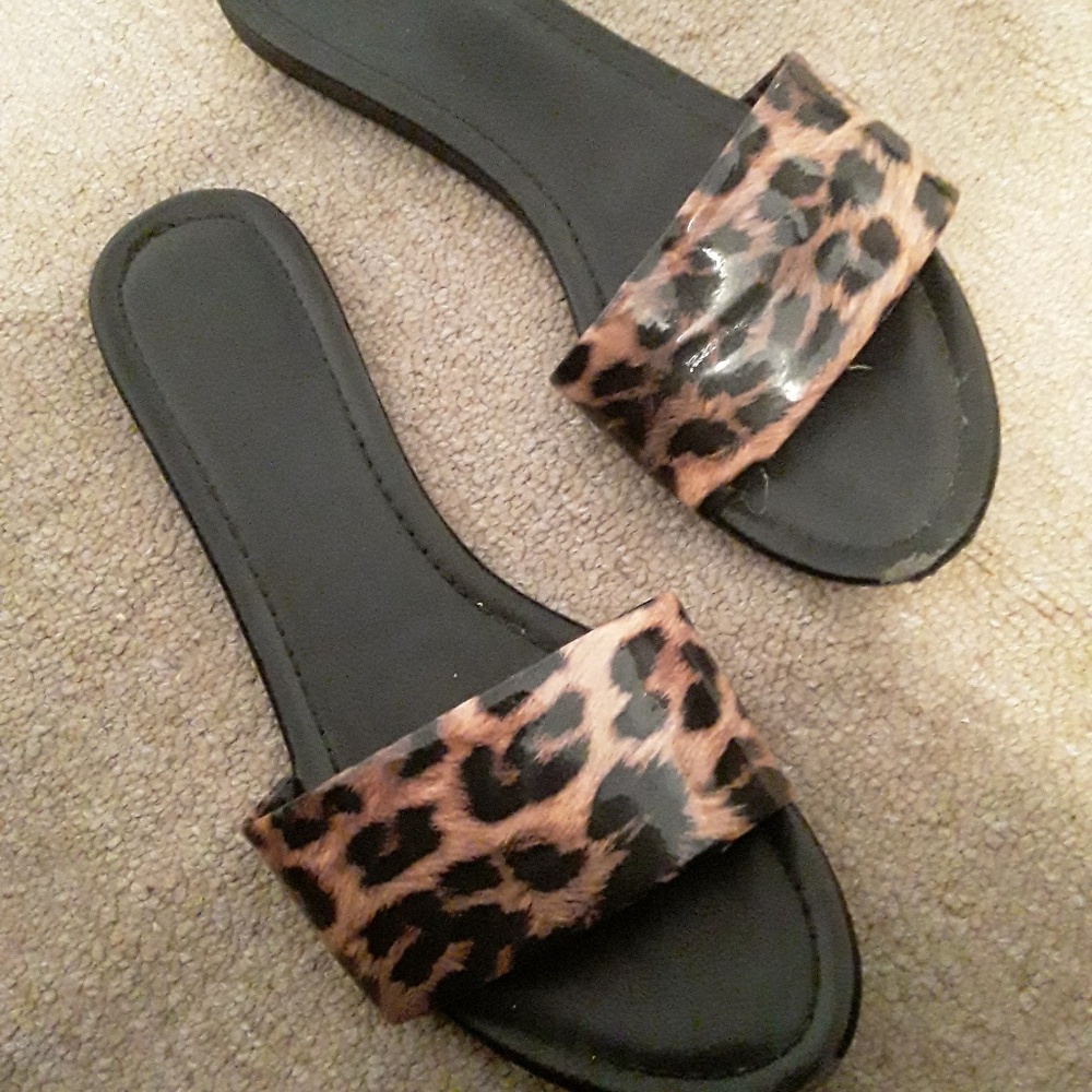 Cheetah sandals